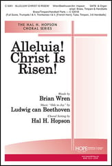 Alleluia Christ Is Risen SATB choral sheet music cover